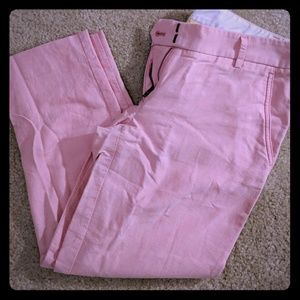 J crew crops pink chambray size 4 petite